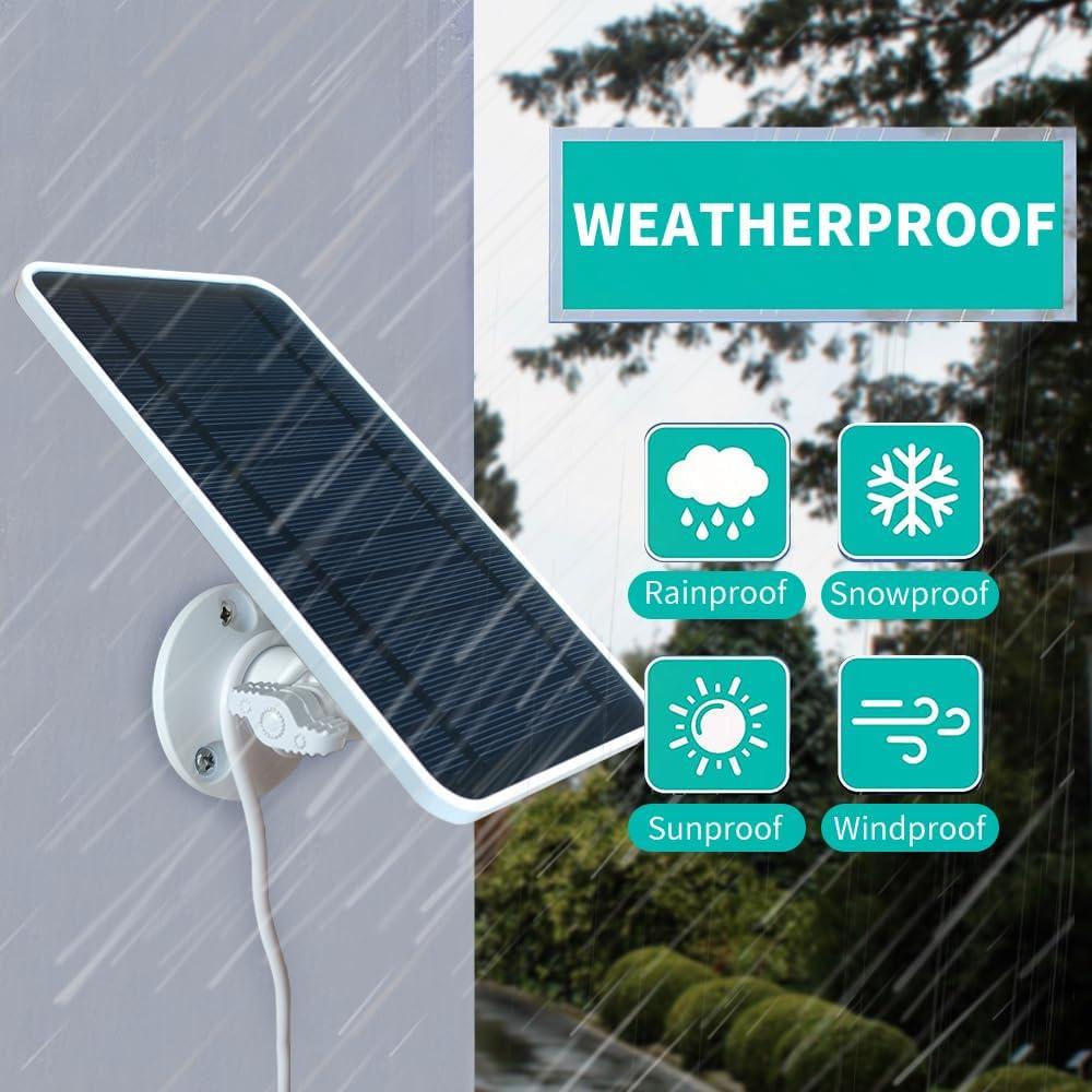 Cargador Solar DIANMU para Arlo Pro 5S 2K y Ultra 2 - 2 Paquete