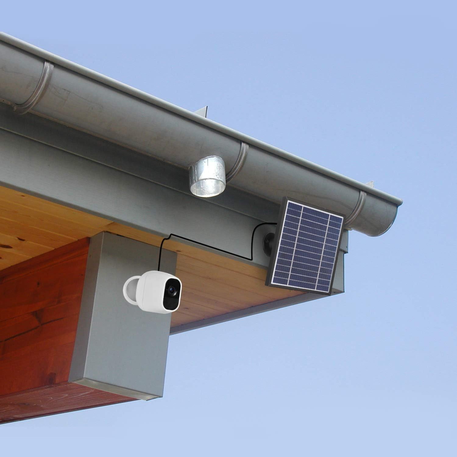 Panel Solar iTODOS para Cámaras Arlo Pro y Pro2 - 3 Paquete, 2600mAh