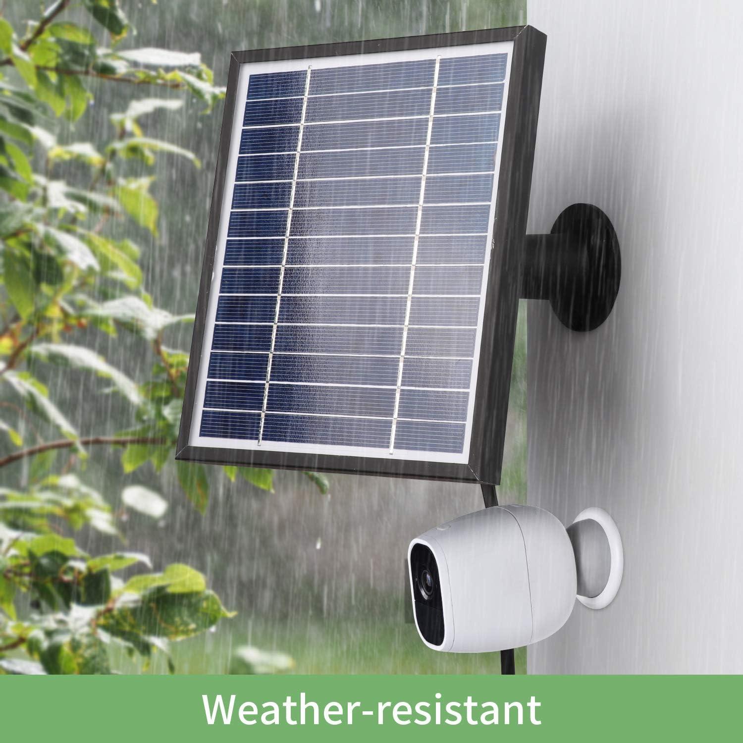 Panel Solar iTODOS para Cámaras Arlo Pro y Pro2 - 3 Paquete, 2600mAh