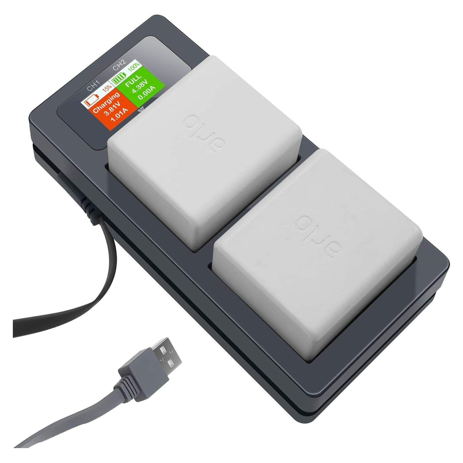 Cargador de Batería LCD Hanatora para Arlo Pro 3/4/5S 2K