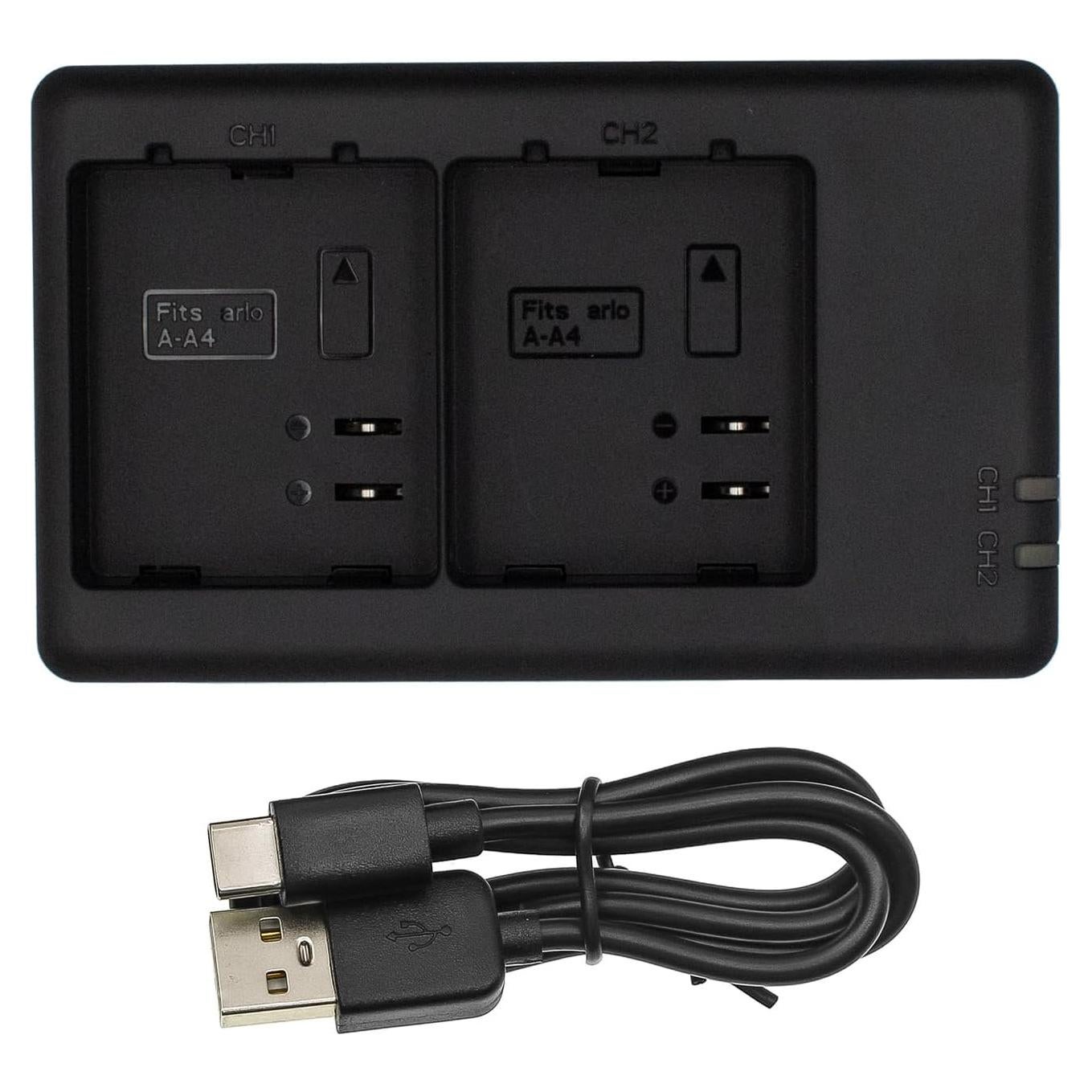 Cargador Rápido KASLNOUO para Arlo Go 2 Pro 3 4 XL