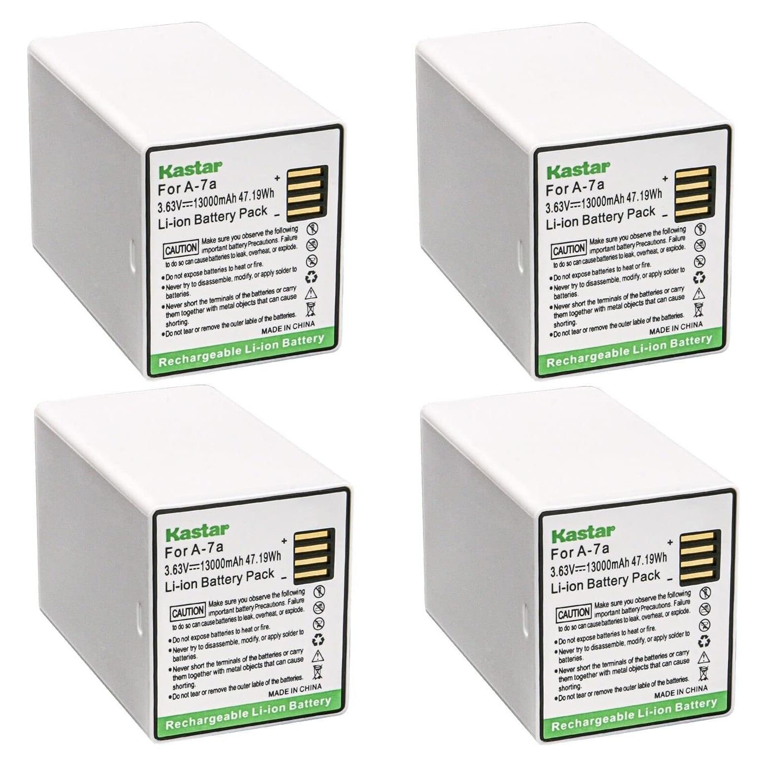 Batería Kastar 4-Pack Litio-ion 13000mAh para Arlo Pro 3