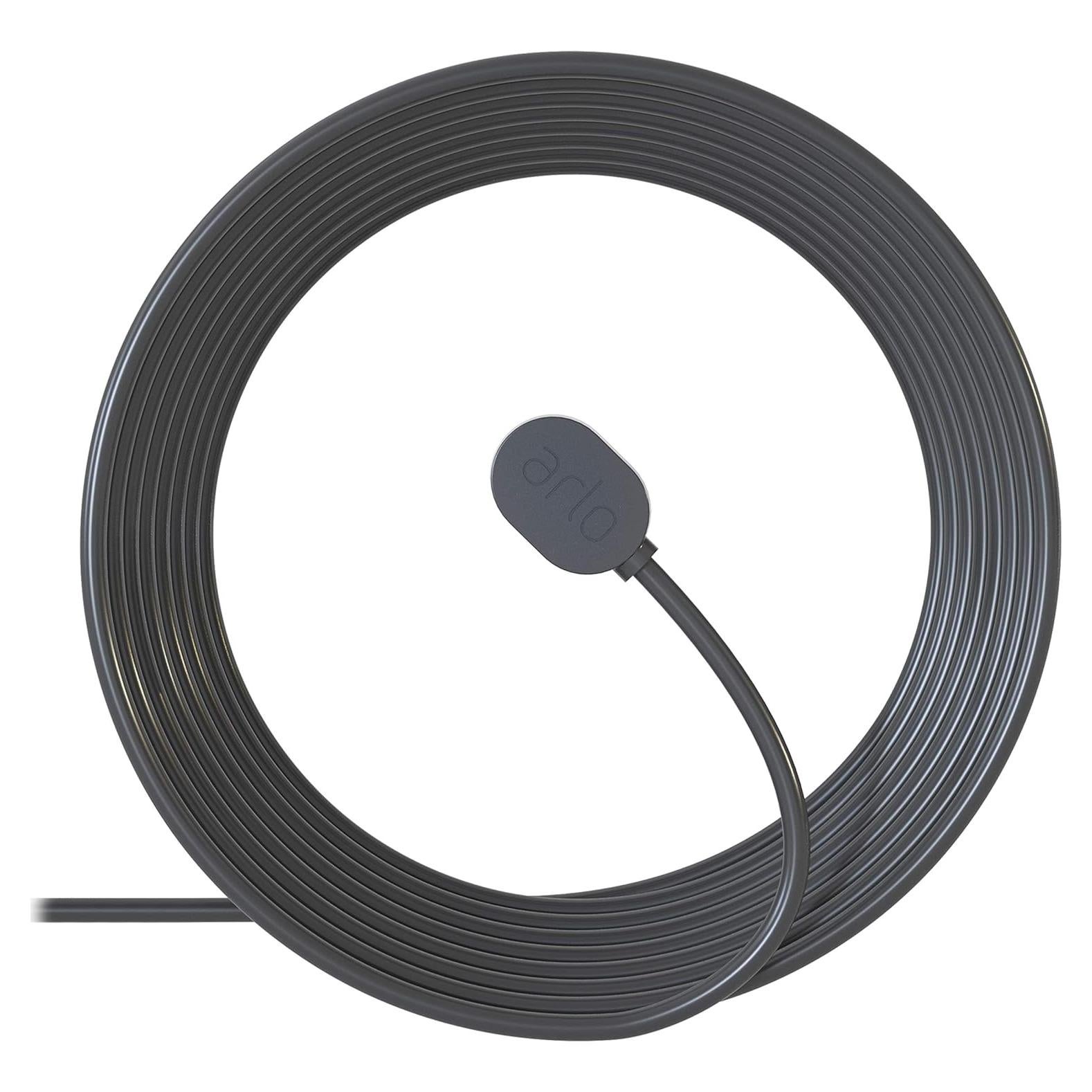 Cable de Carga Magnético Arlo VMA5601C 7.62 m Exterior Negro