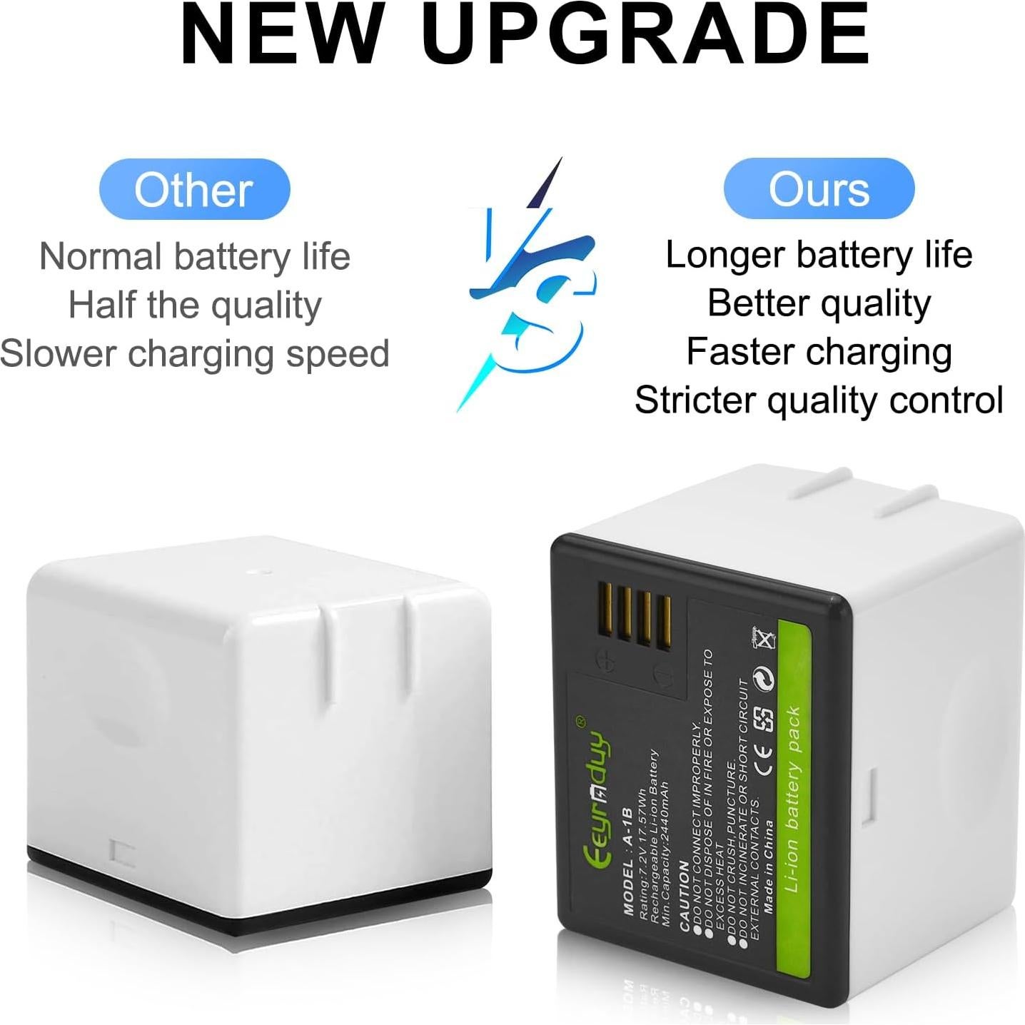 Pack de Baterías Recargables 2440mAh para Cámara Arlo Pro/Pro 2