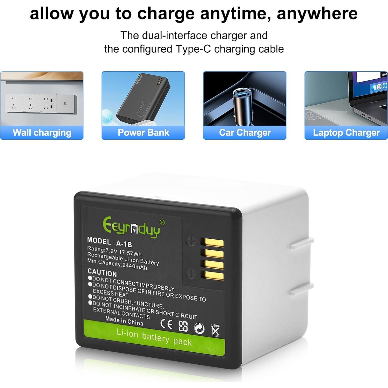 Pack de Baterías Recargables 2440mAh para Cámara Arlo Pro/Pro 2