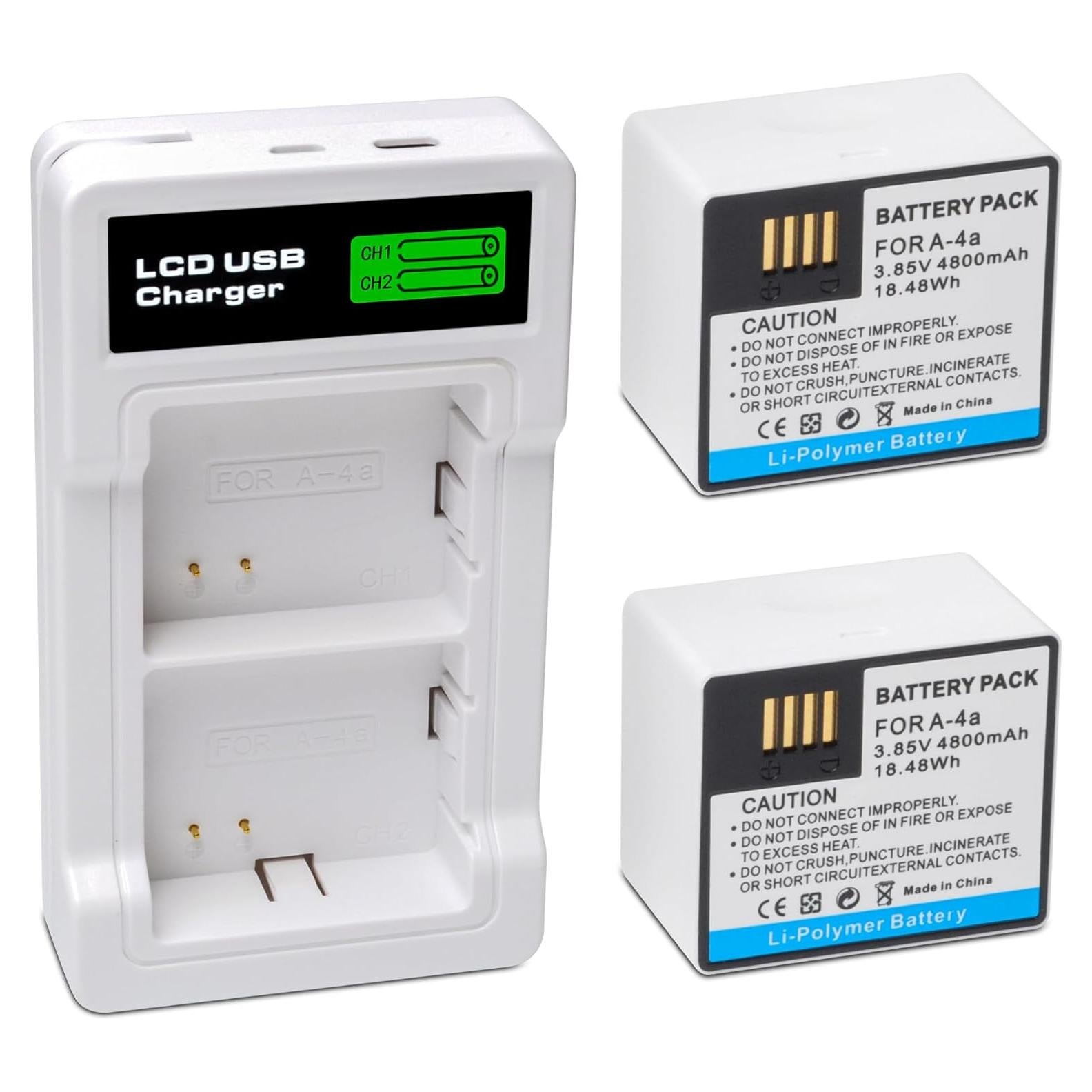 Paquete de 2 Baterías A-4a DFTIM para Arlo Pro 3/4/Ultra