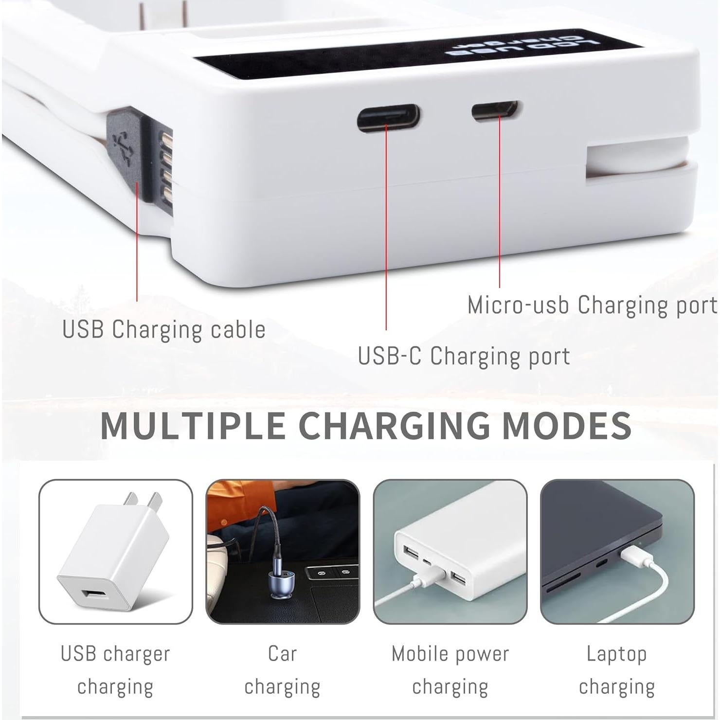 Paquete de 2 Baterías A-4a DFTIM para Arlo Pro 3/4/Ultra
