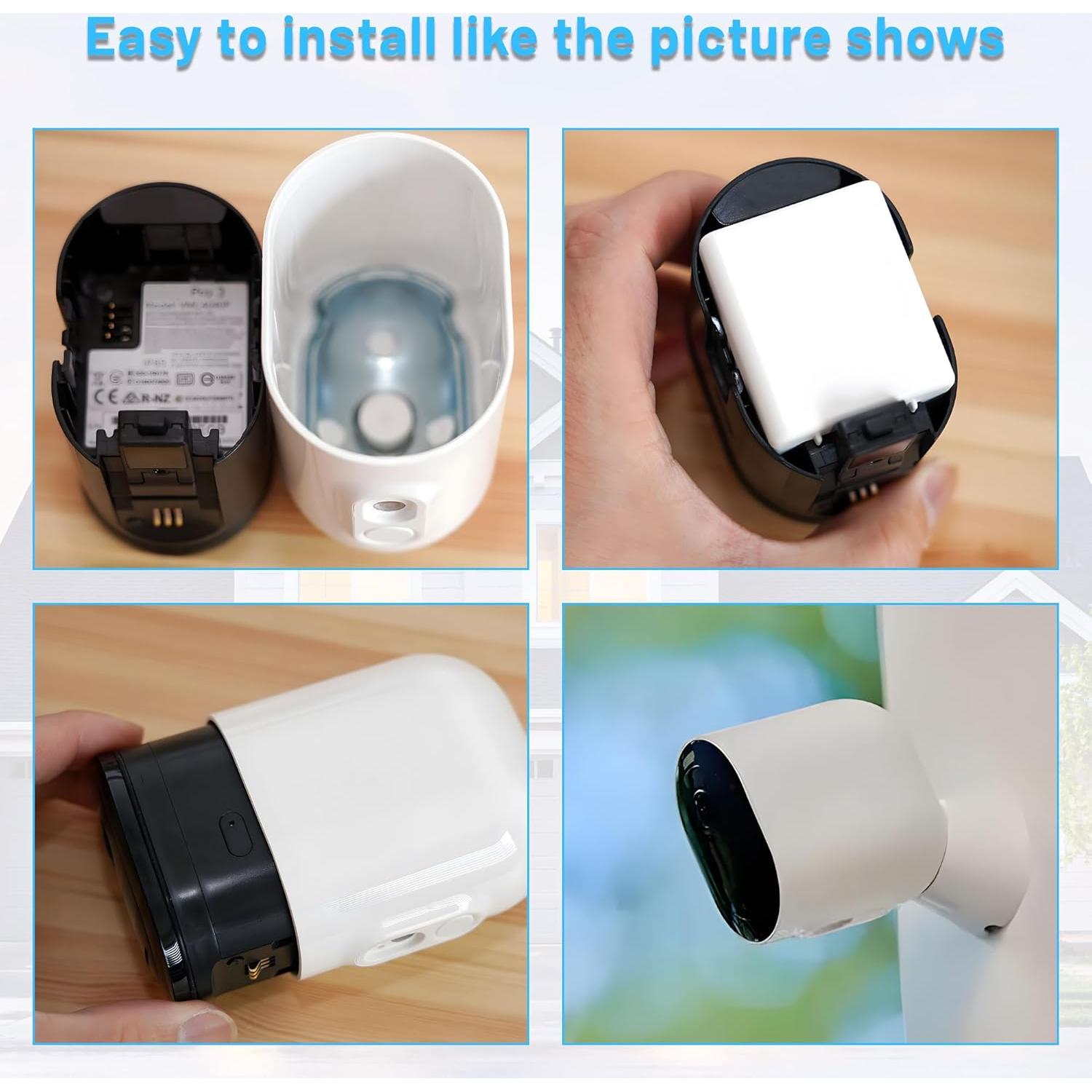 Paquete de 2 Baterías A-4A DGFTB 4800mAh para Arlo Pro 3/4/Ultra