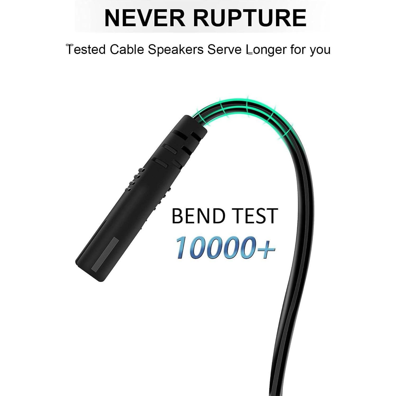 Cable de Alimentación 2 Clavijas Goffeu 1.83m 18 AWG para Sonos