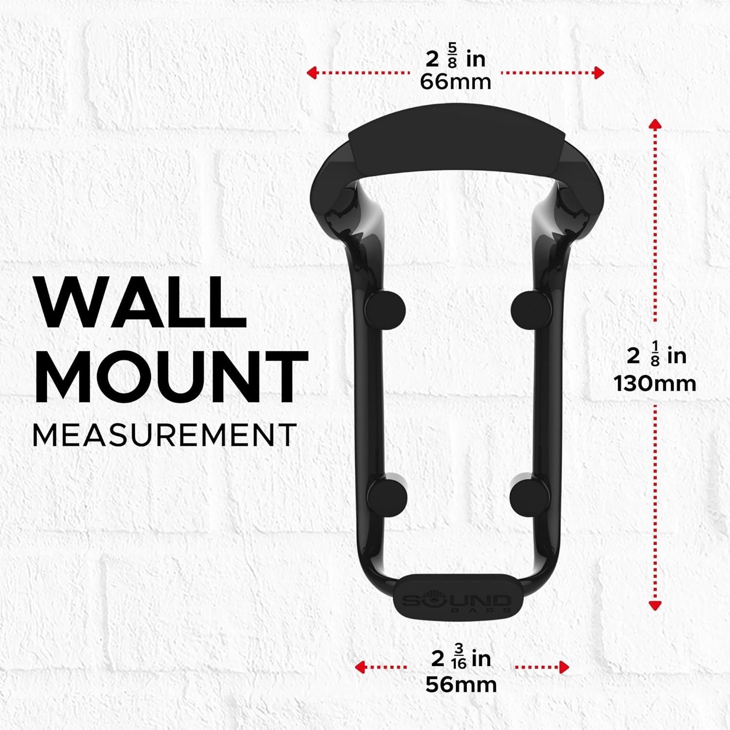 Soporte de pared Soundbass para altavoz Sonos Move 1 y 2, negro