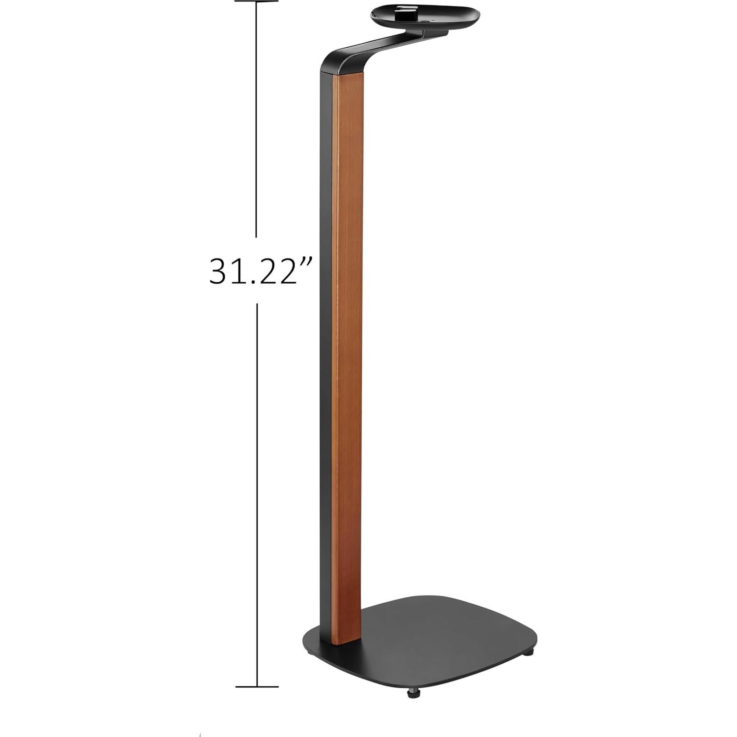 Soporte de Piso de Madera Nogal ynVISION.DESIGN para Sonos Era 100/300 - Paquete de 2