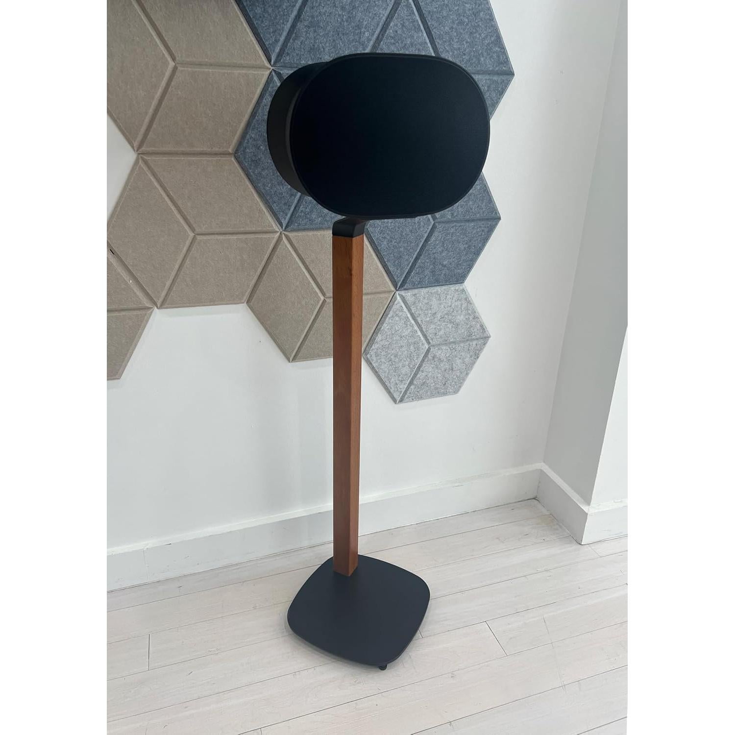 Soporte de Piso de Madera Nogal ynVISION.DESIGN para Sonos Era 100/300 - Paquete de 2