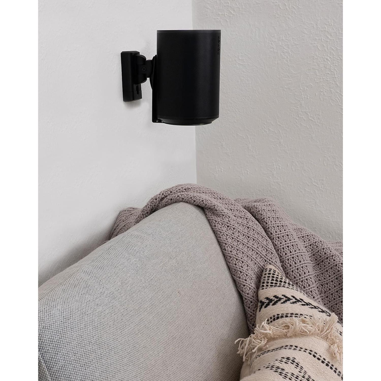 Soporte de pared Sanus para altavoz Sonos Era 100 negro