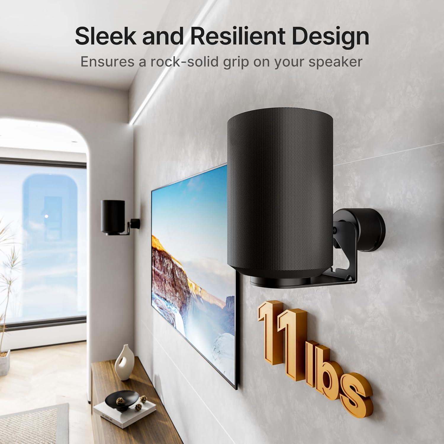 Soporte de pared ajustable PEGZONE para altavoces Sonos Era 100/300