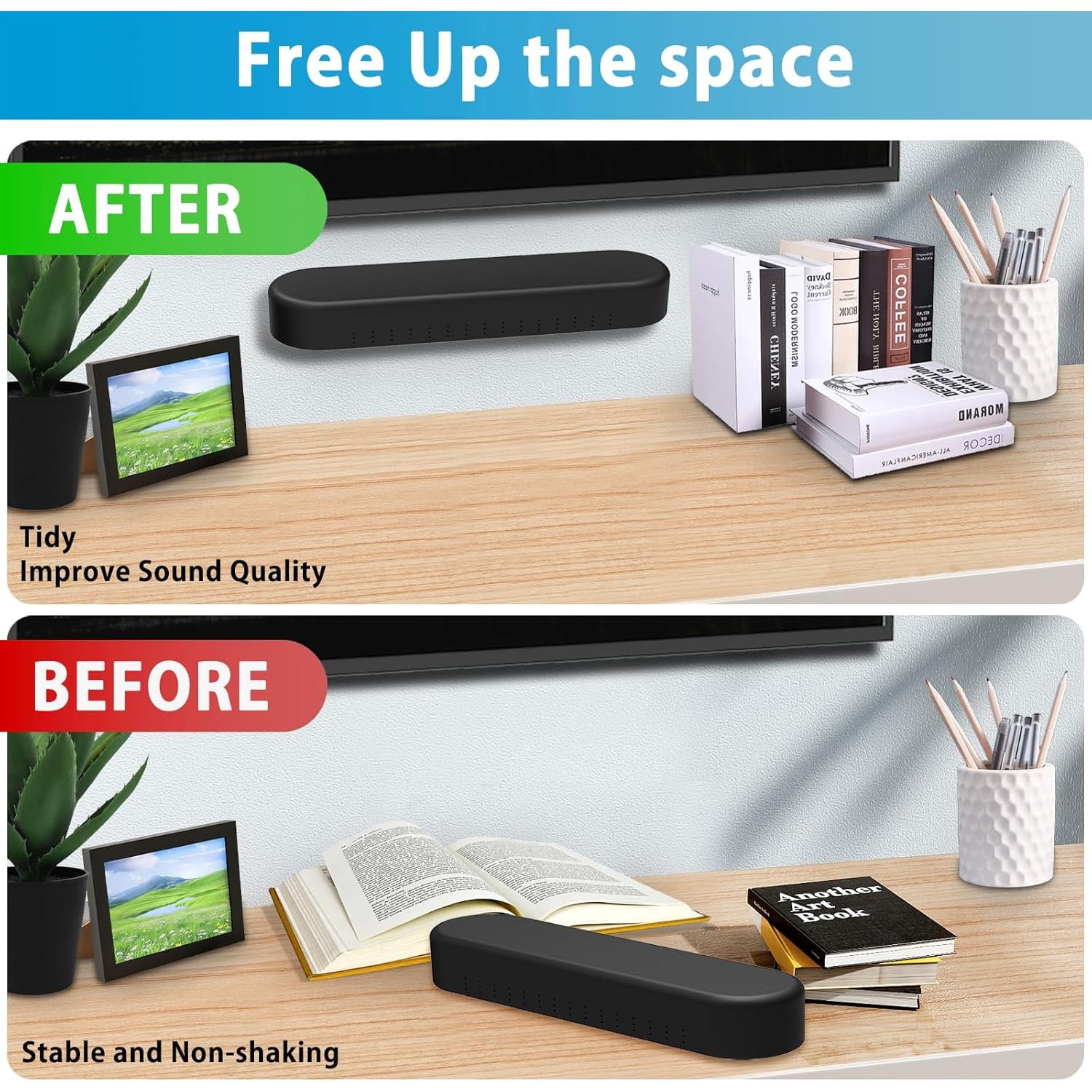 Soporte de Pared para Barra de Sonido Sonos Beam Negro