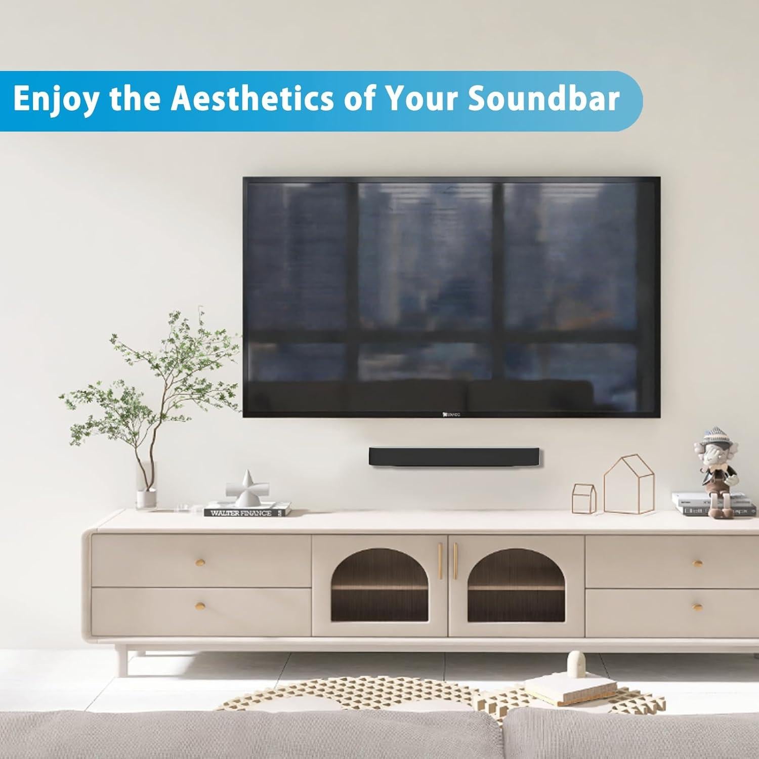 Soporte de Pared para Barra de Sonido Sonos Beam Negro