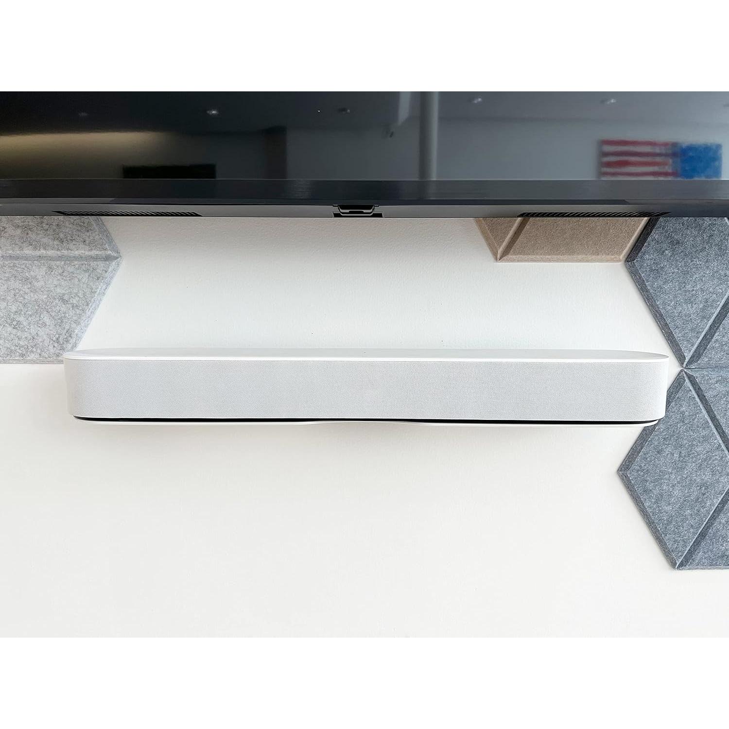 Soporte de Pared para Barra de Sonido ynVISION Diseño Blanco