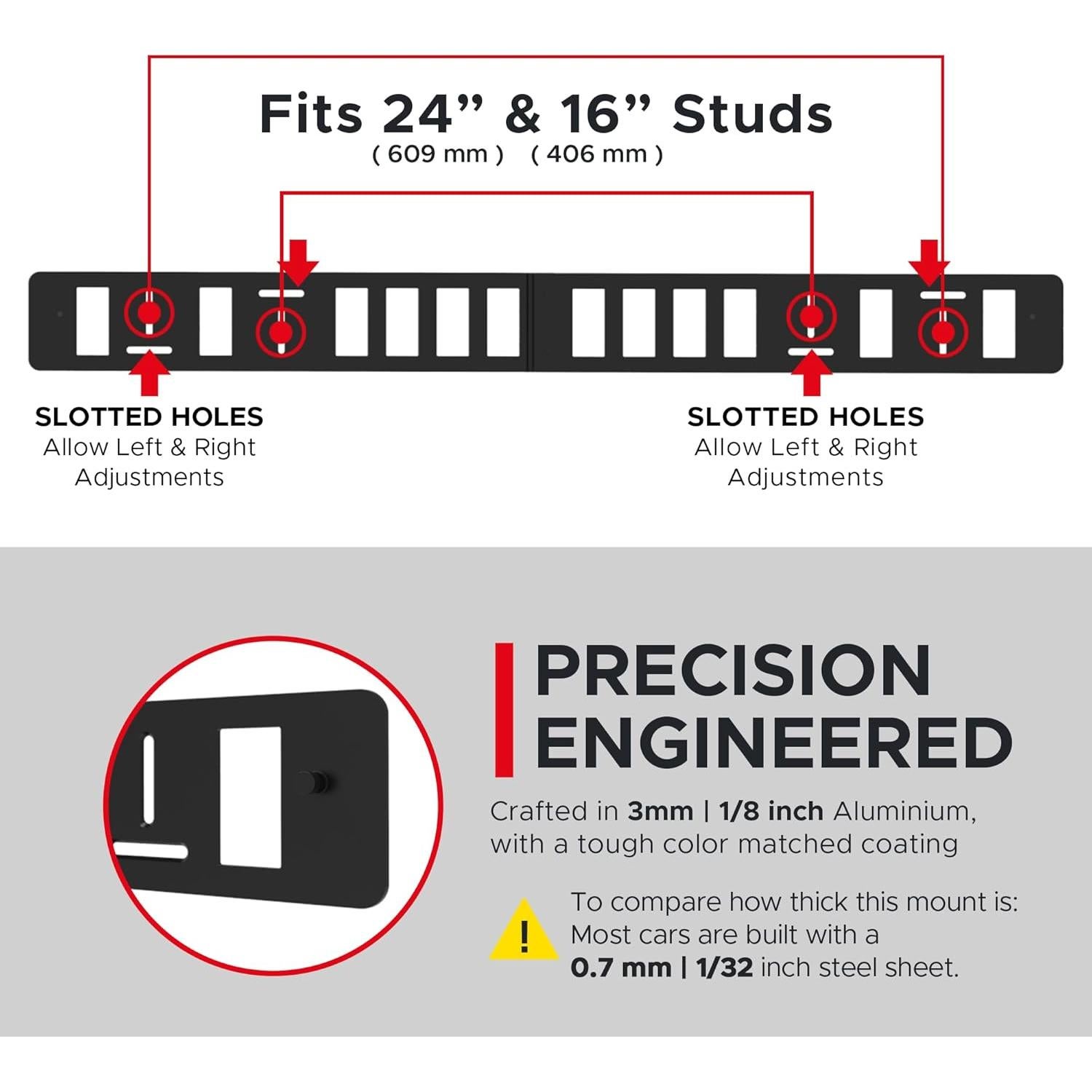 Soporte de Pared Soundbass para Sonos Playbar - Incluye Herramientas