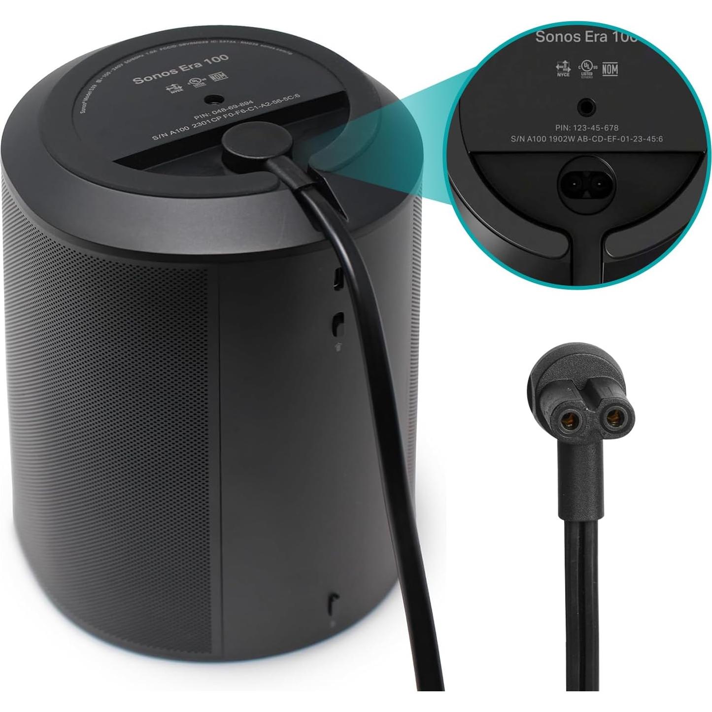 Cable de Alimentación TAIFU 4.88m para Altavoces Sonos Era 100/300