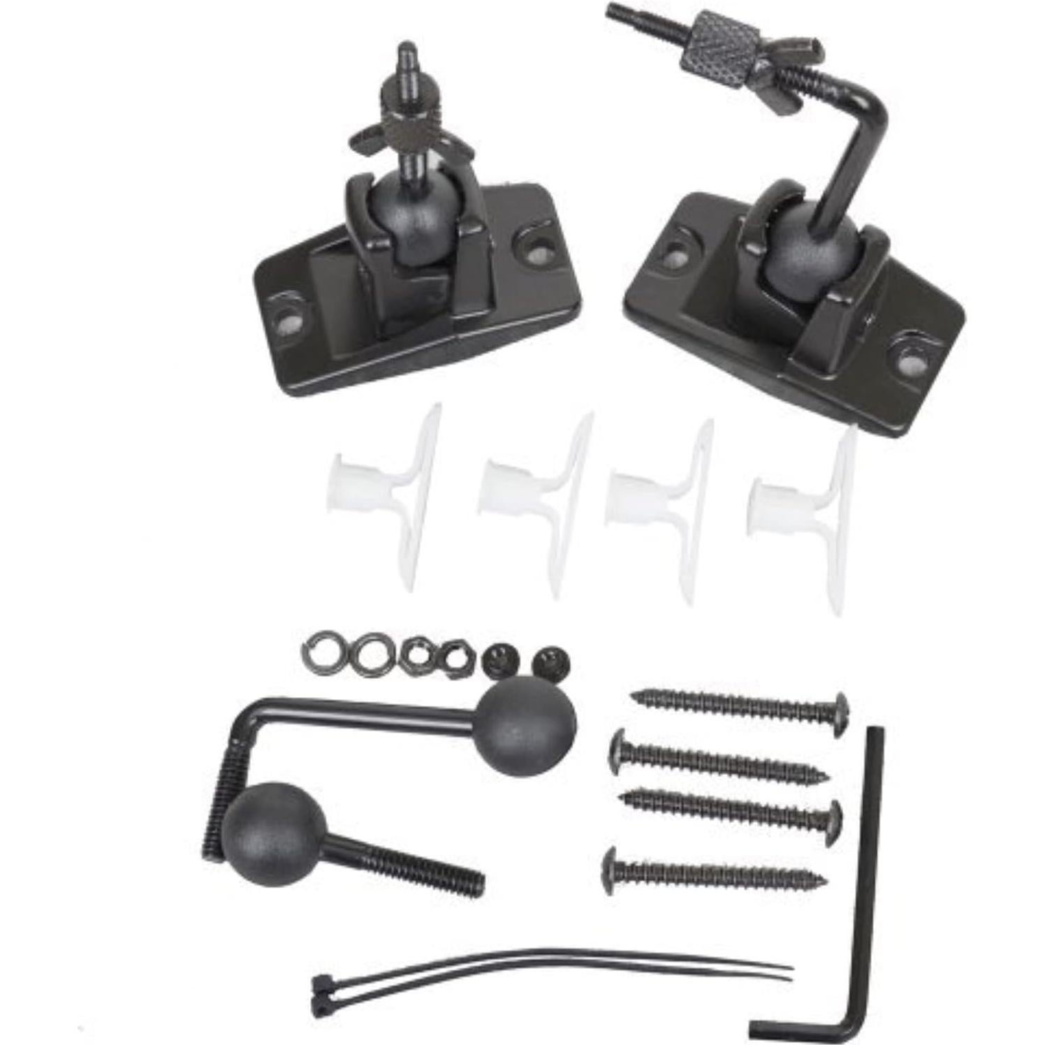 Soporte de Altavoz VideoSecu MS40B2 para Pared y Techo Negro