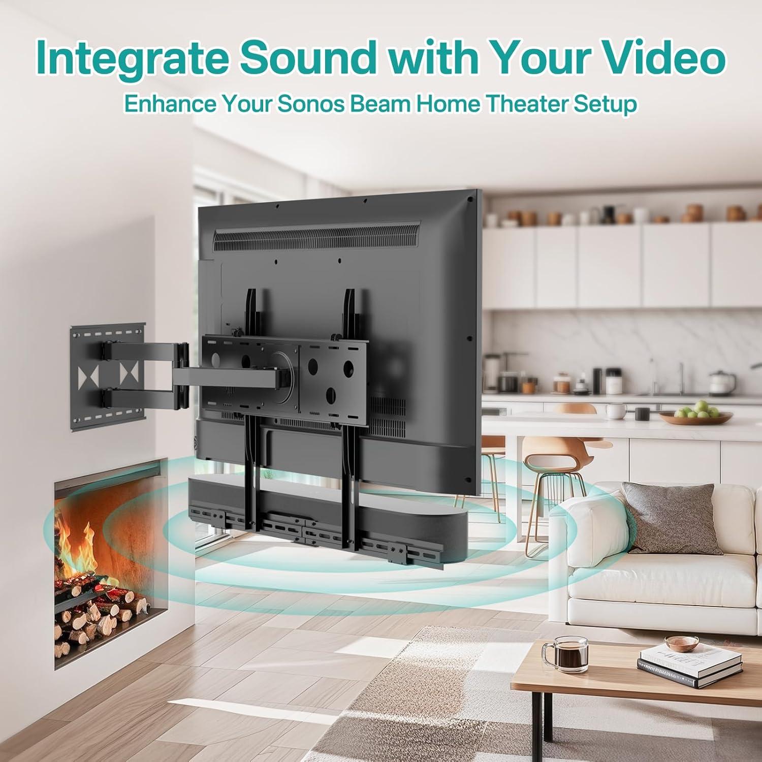 Soporte de Barra de Sonido Notiela para TV Sonos Beam - 15.88 kg