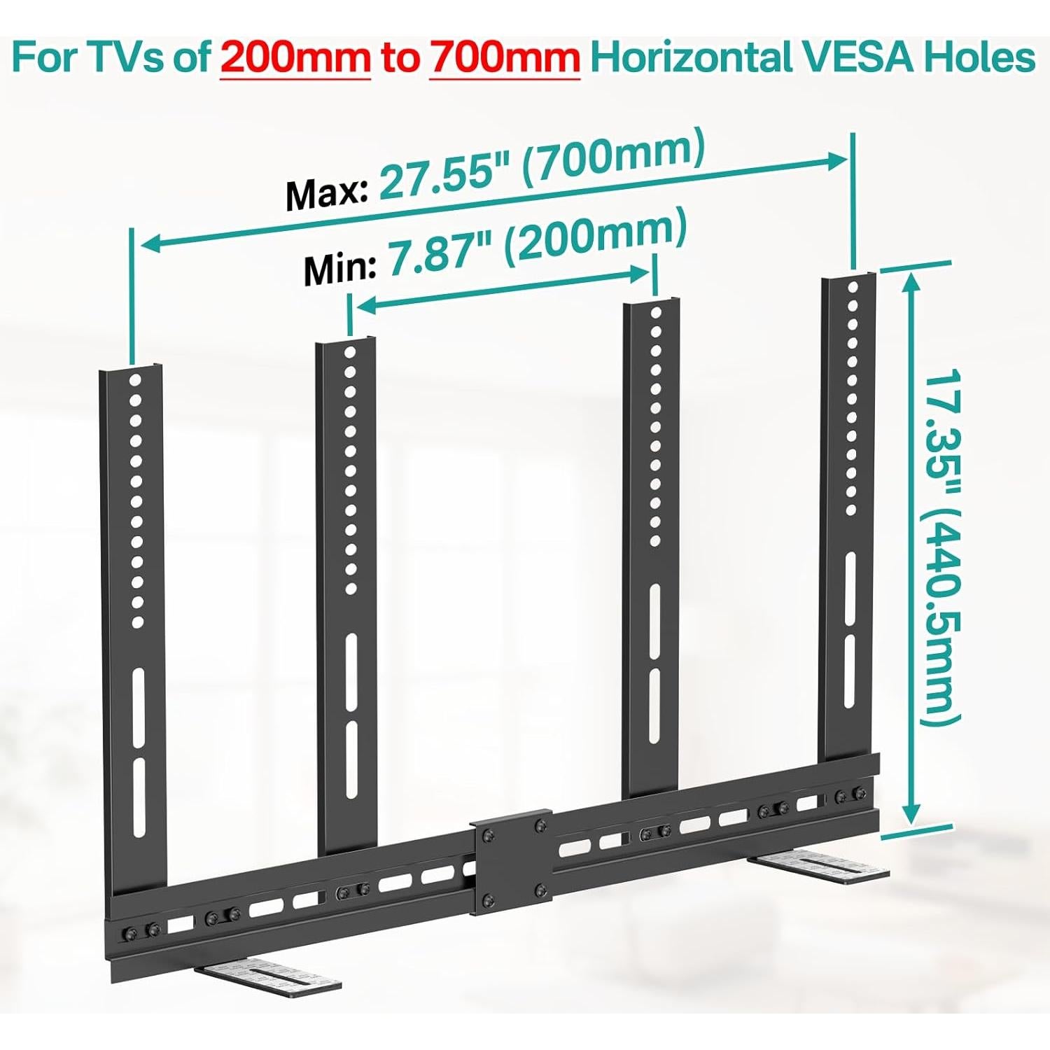 Soporte de Barra de Sonido Notiela para TV Sonos Beam - 15.88 kg