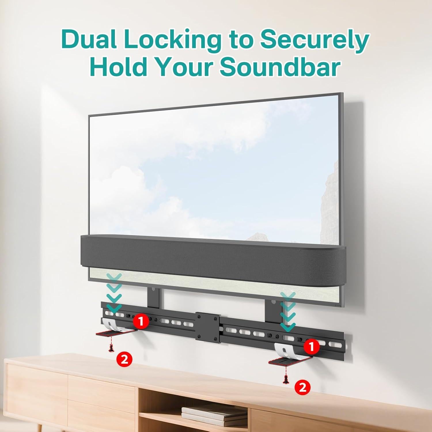 Soporte de Barra de Sonido Notiela para TV Sonos Beam - 15.88 kg