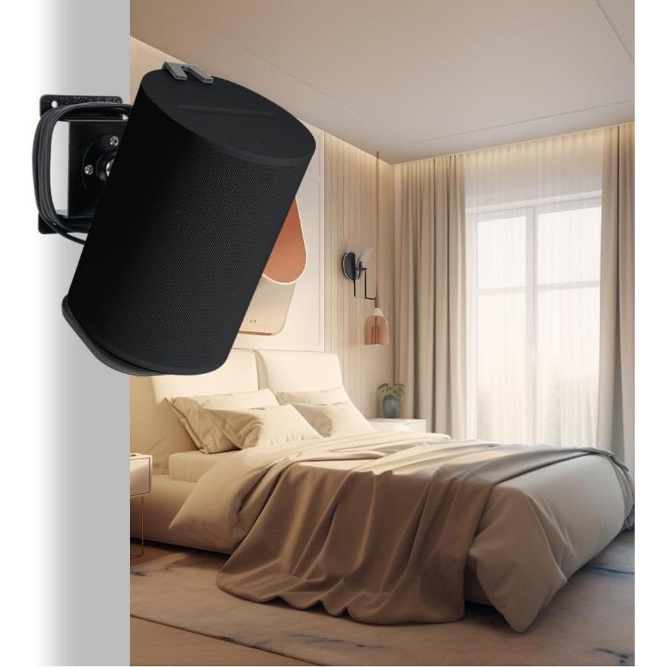 Soporte de Pared Ajustable Shinar para Sonos Era 100 y One - Negro