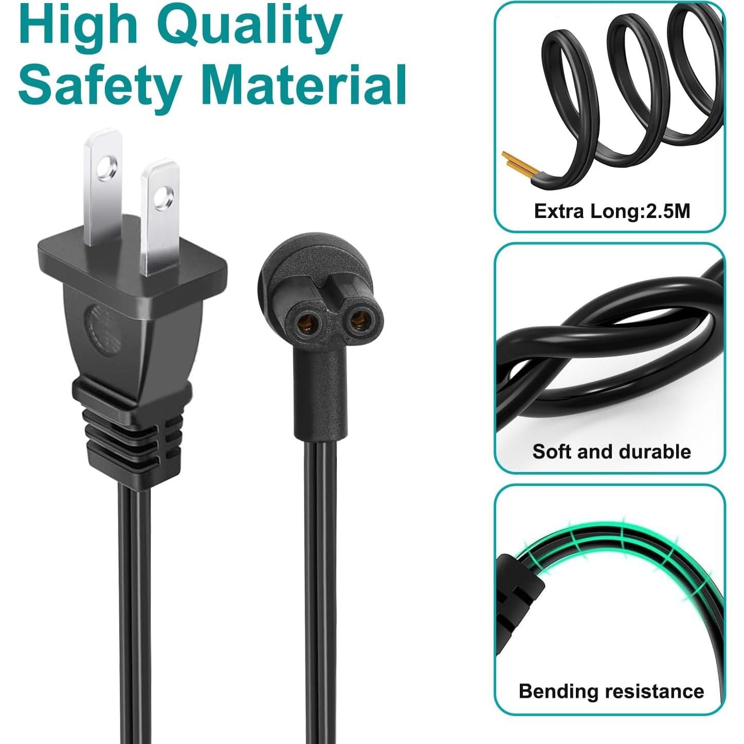 Cable de Alimentación TAIFU 2.44m para Altavoces Sonos Era 100/300