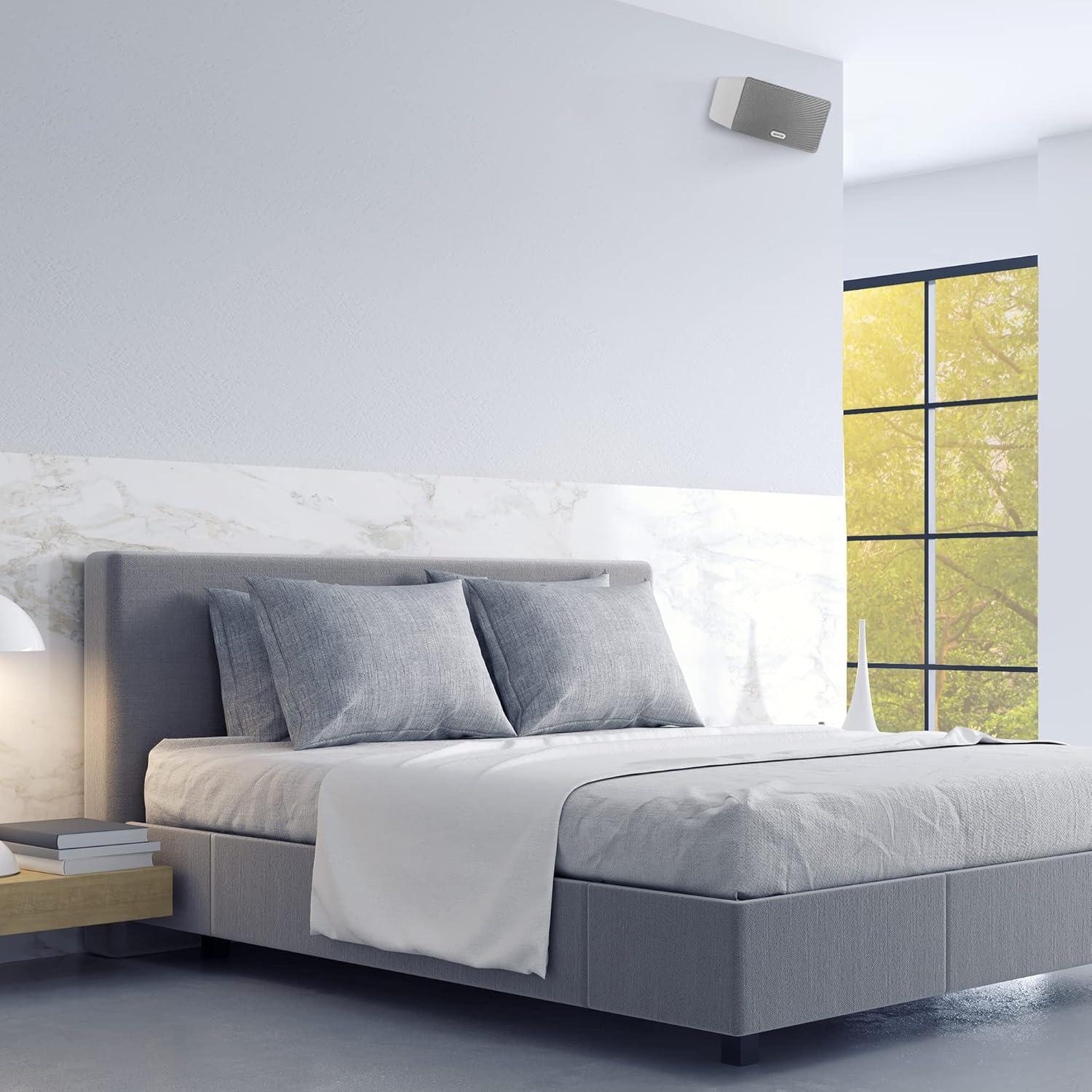 Soporte de Pared Soundbass PLAY:3 Blanco, Inclinación y Giro Ajustable