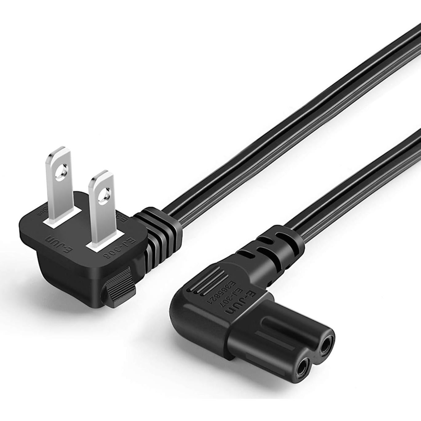 Cable de Alimentación en Ángulo 3 Metros CableCreation 18 AWG