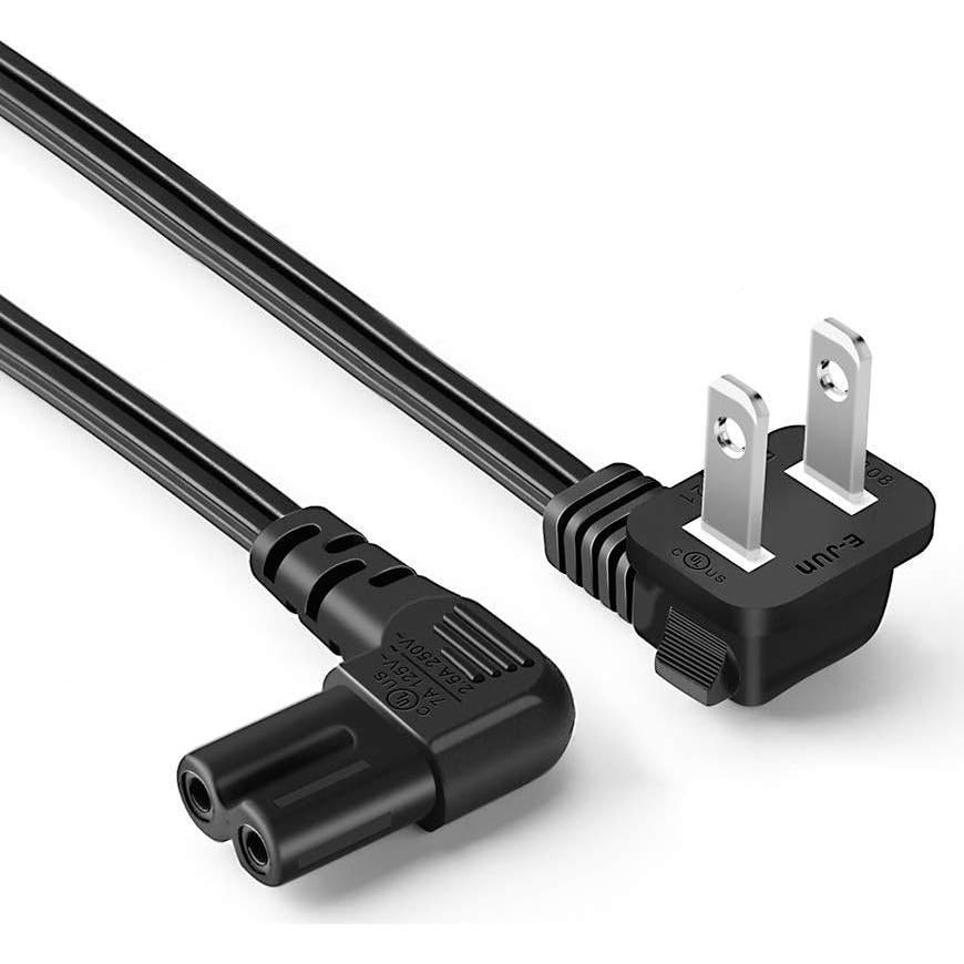 Cable de Alimentación en Ángulo 3 Metros CableCreation 18 AWG