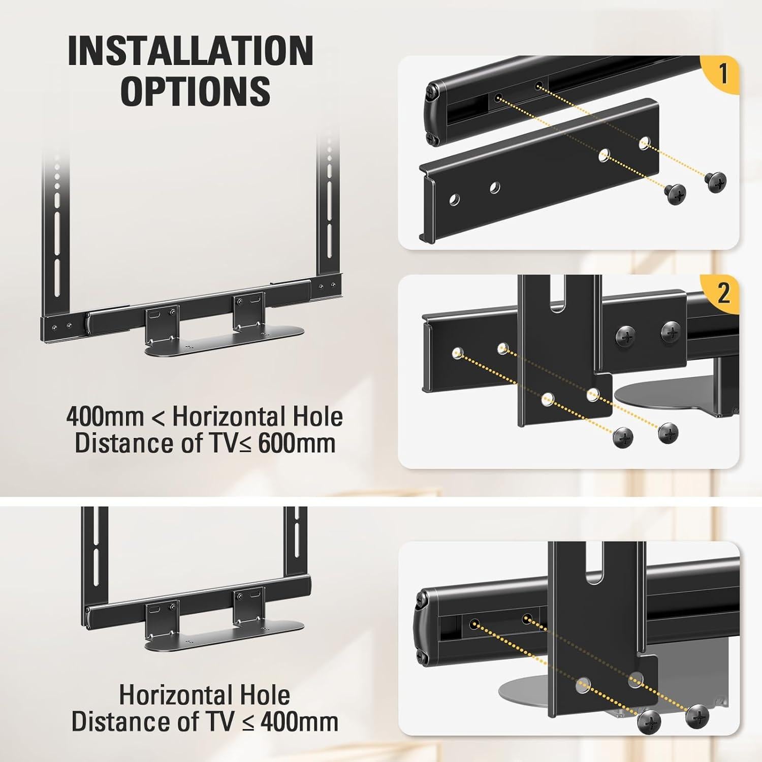 Soporte para barra de sonido Mounting Dream MD5426-B para Sonos Beam