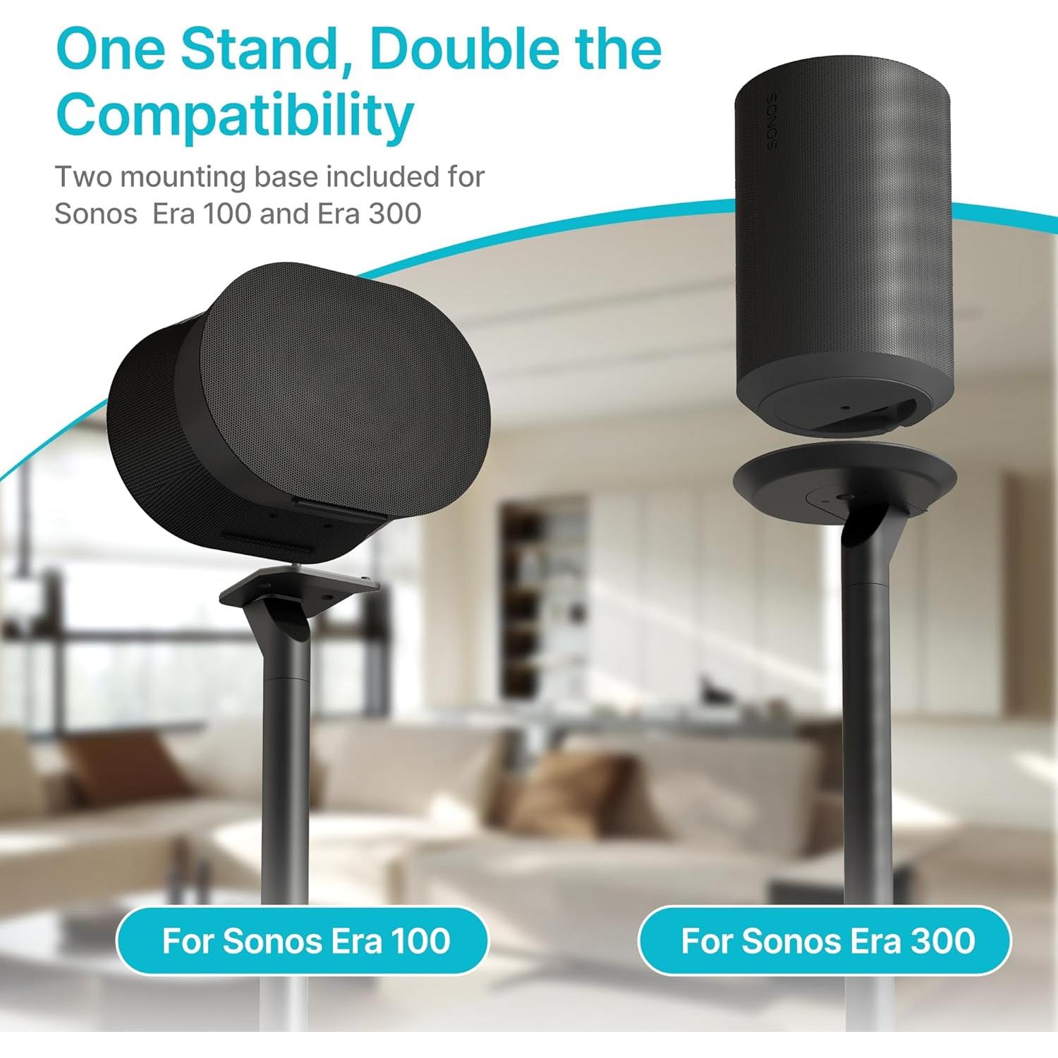 Soportes de Altavoces PEGZONE para Sonos Era 100 y 300, 71.4 cm