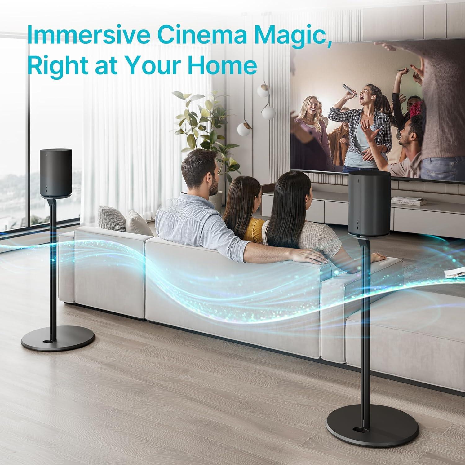 Soportes de Altavoces PEGZONE para Sonos Era 100 y 300, 71.4 cm