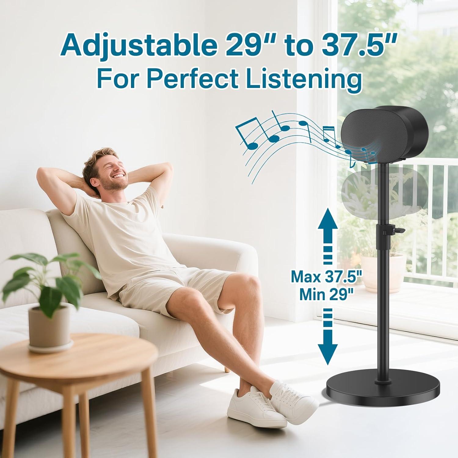 Soporte de Altavoz Ajustable Yibracki para Sonos Era 300