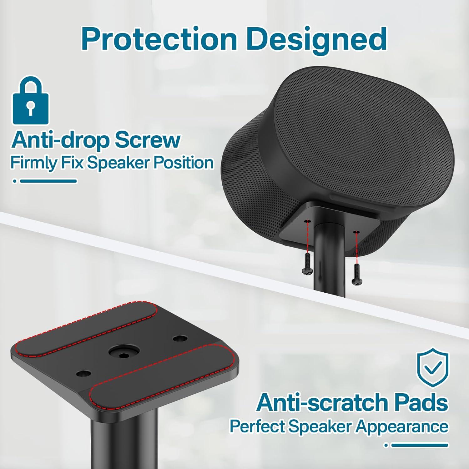 Soporte de Altavoz Ajustable Yibracki para Sonos Era 300