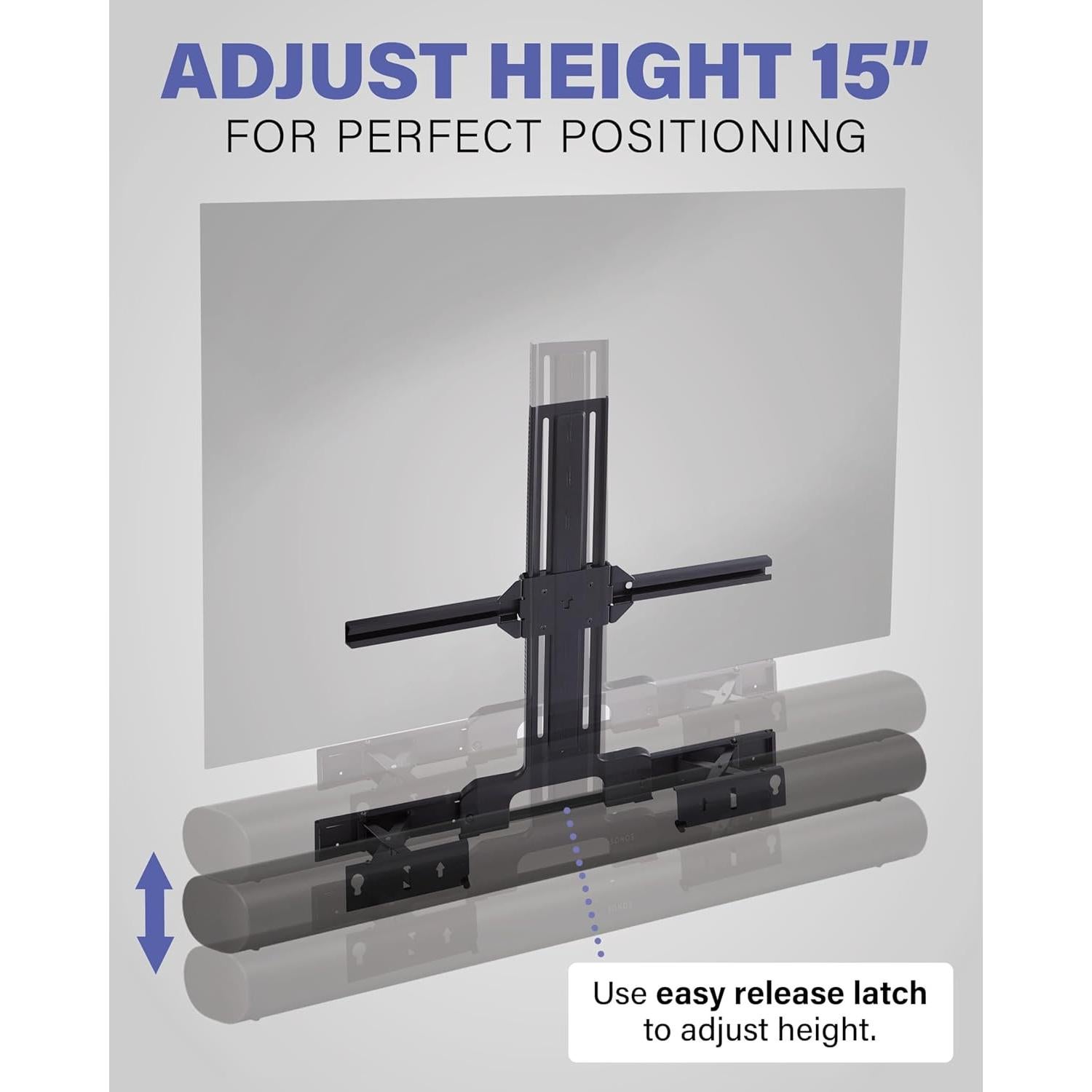 Soporte de barra de sonido SANUS para Sonos Arc - Ajustable 50-90"