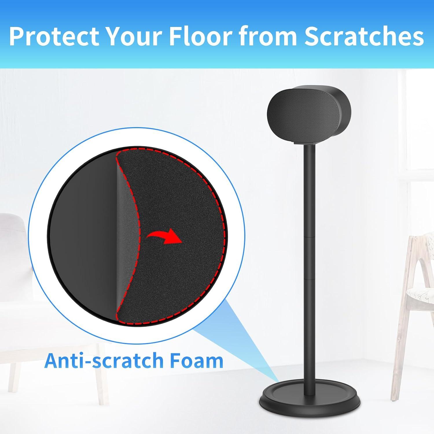 Soporte de Altavoz Chunxiao para Sonos Era 300 Negro 100 cm