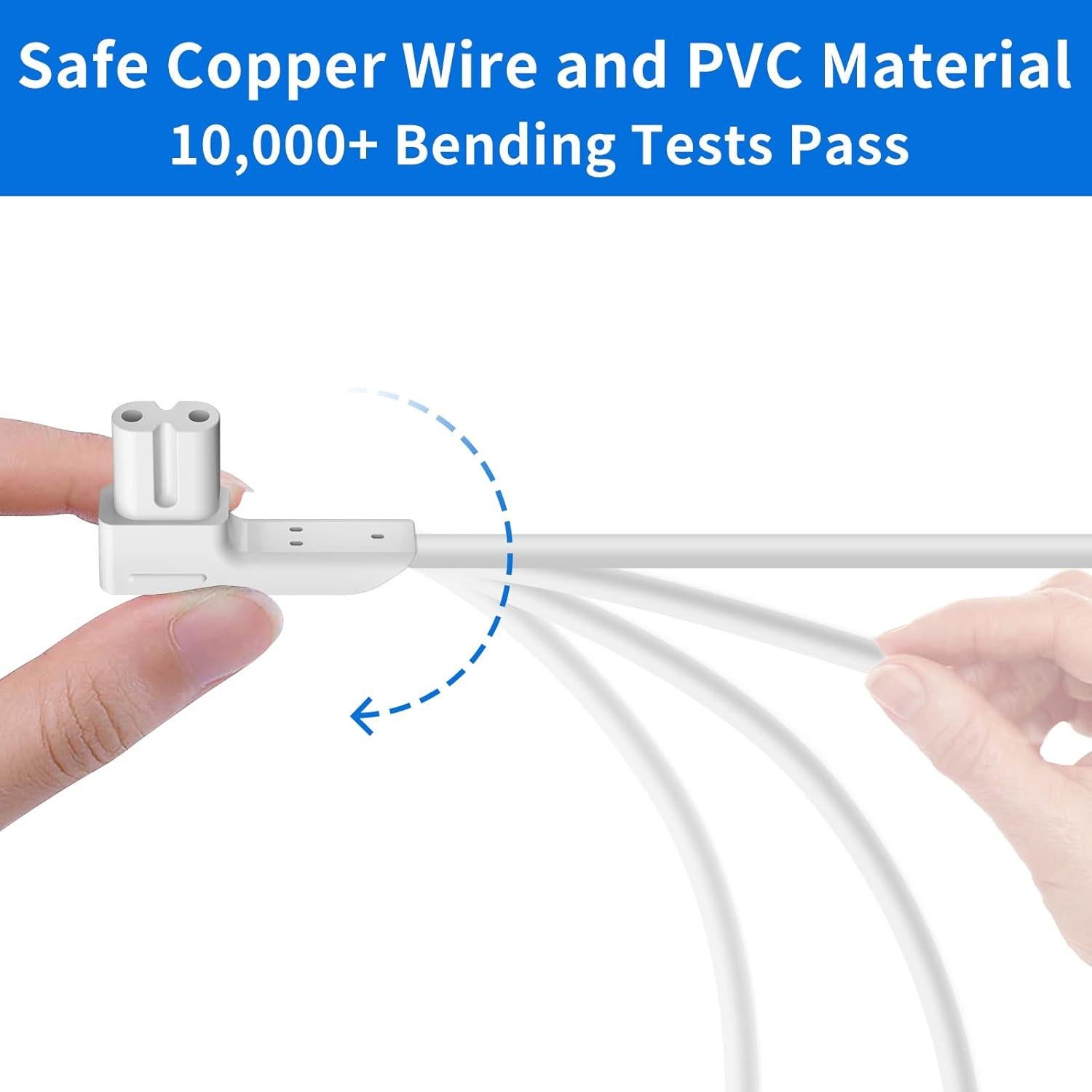 Cable de Alimentación Reemplazo 35CM para Sonos One/One SL/Play 1 - Blanco
