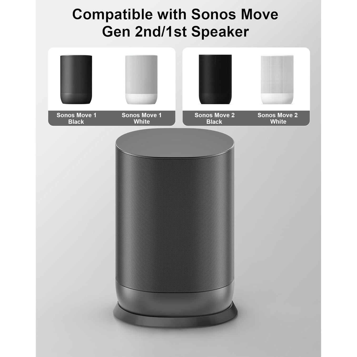 Base de Carga 45W para Altavoz Bluetooth Sonos Move 2/1