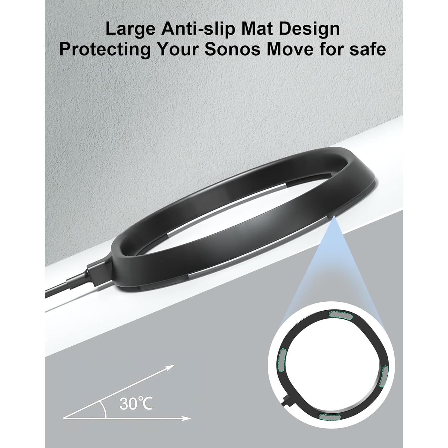 Base de Carga 45W para Altavoz Bluetooth Sonos Move 2/1