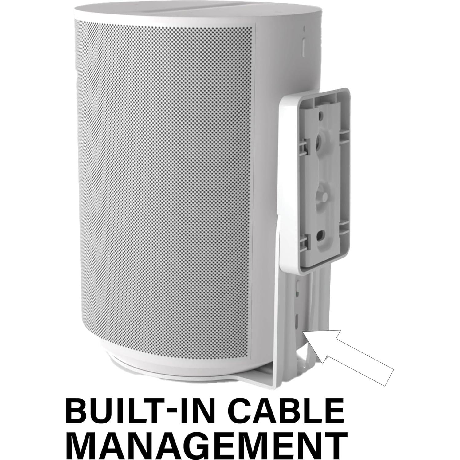 Soporte de pared fijo Sanus para altavoces Sonos Era 100 - Blanco