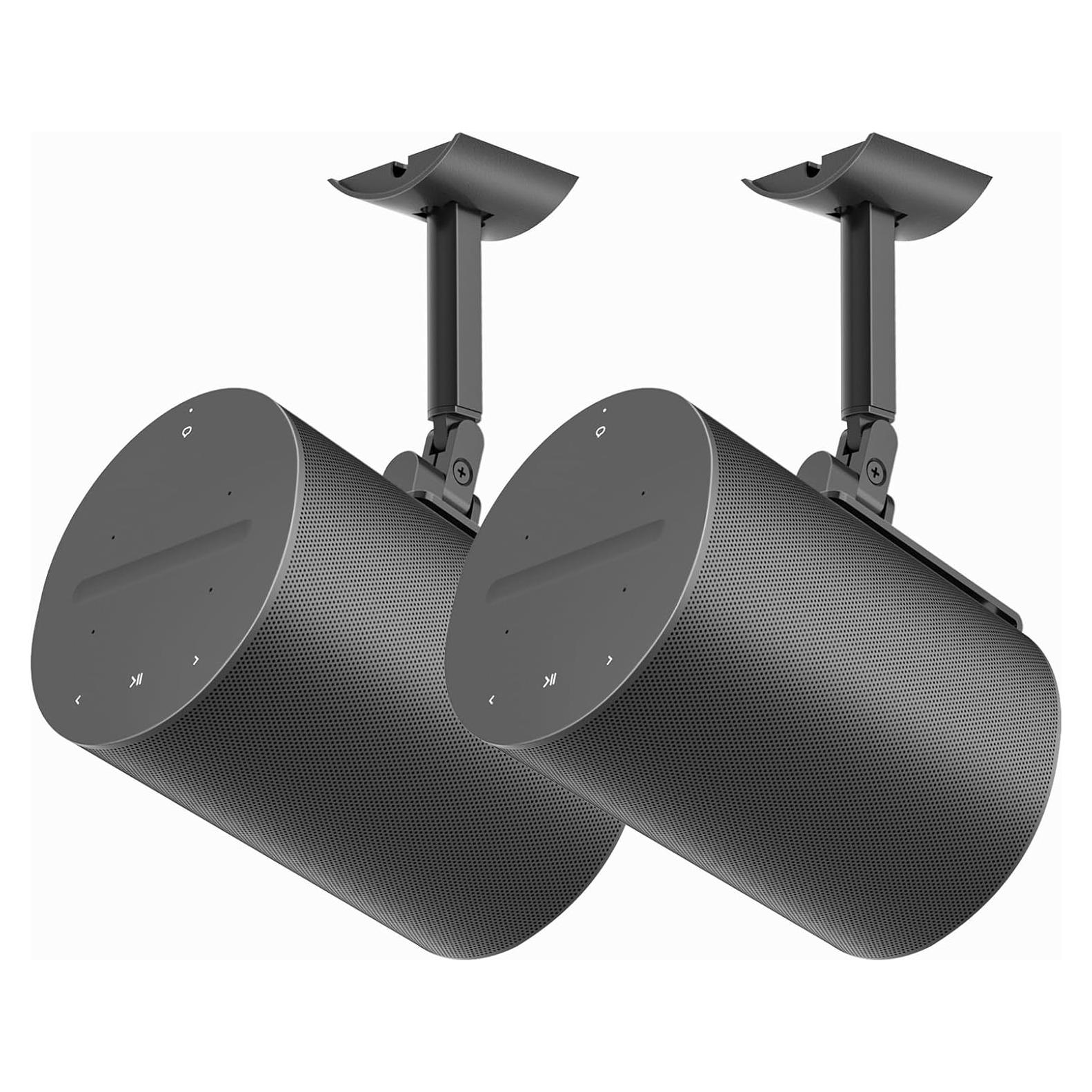 Soportes de Pared y Techo Yibracki para Sonos Era 100 Negro