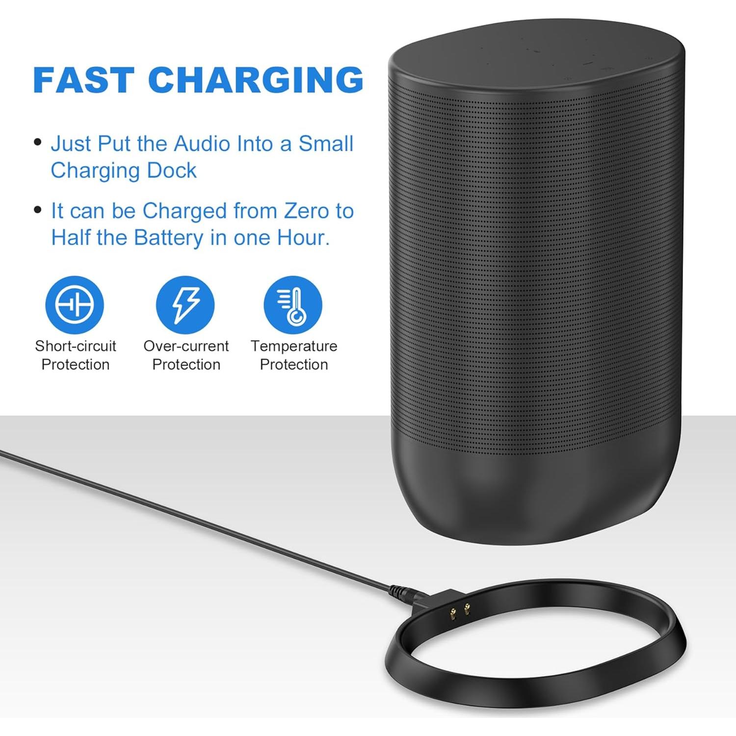 Base de carga Soarking para Sonos Move Gen 1 y 2 - Negro