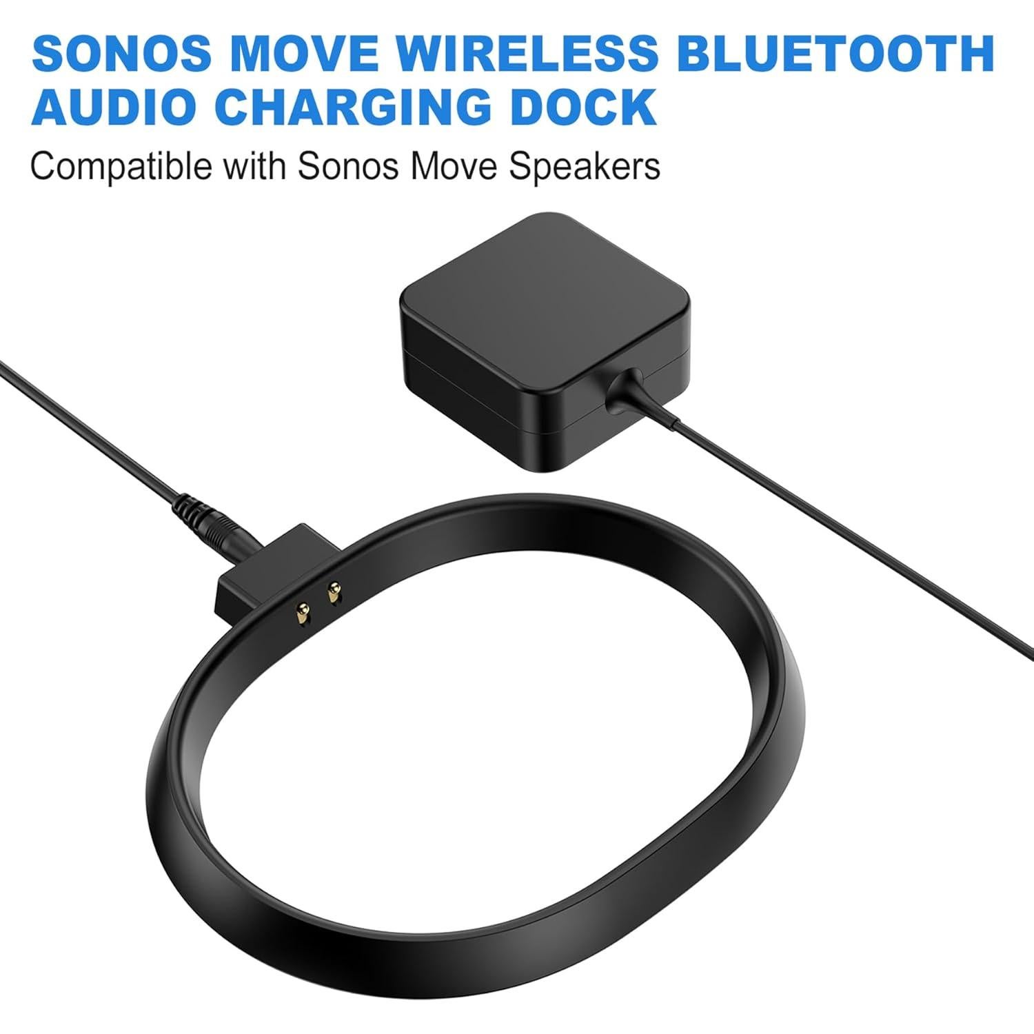 Base de carga Soarking para Sonos Move Gen 1 y 2 - Negro