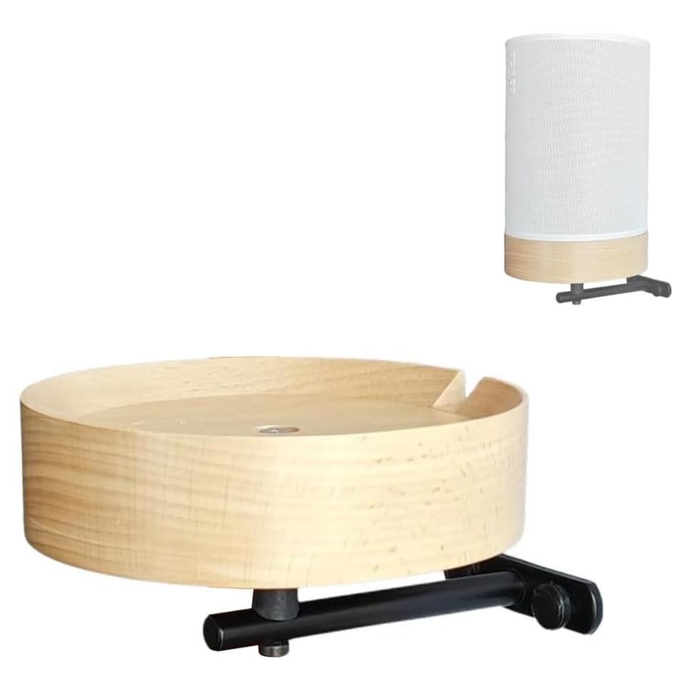 Soporte de pared EMATECH para altavoz Sonos Era 100 - Madera real
