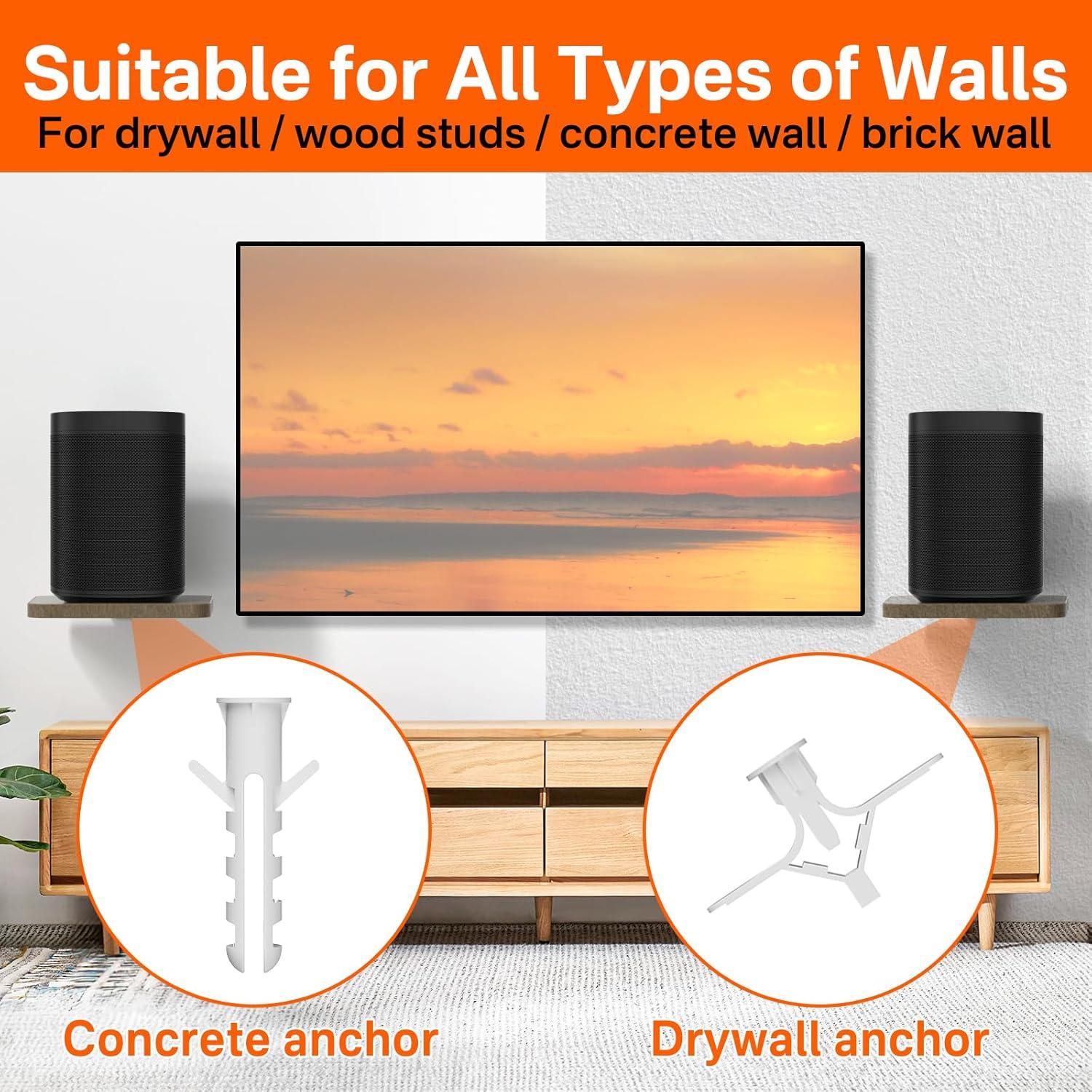 Soportes de Pared Ajustables Aiweiwa para Altavoces Sonos