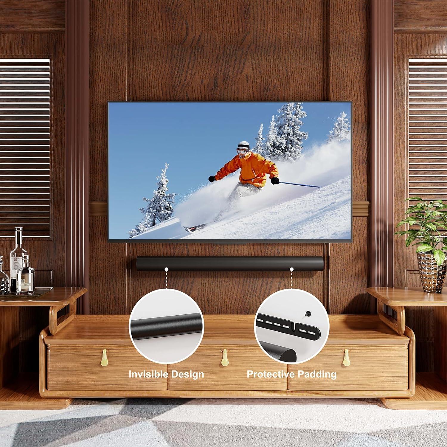 Soporte de Pared WALI para Barra de Sonido Sonos Arc - Negro