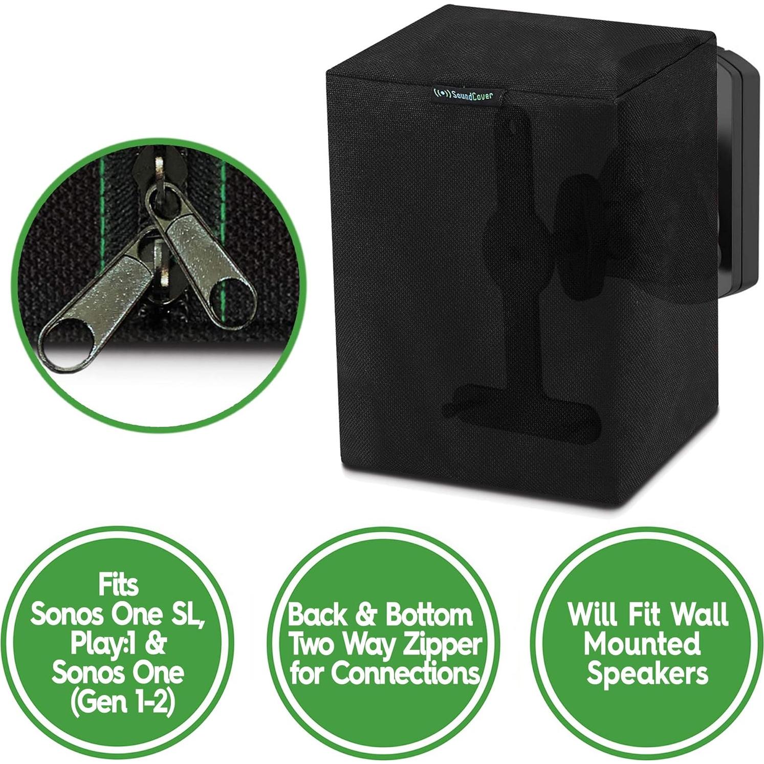Fundas para altavoces exteriores SoundCover SCS200-B - 2 unidades